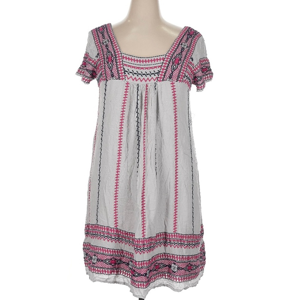 Maeve grayish Short Sleeve Dress